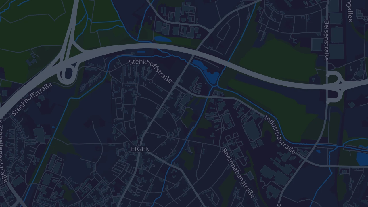 Karte von Bottrop