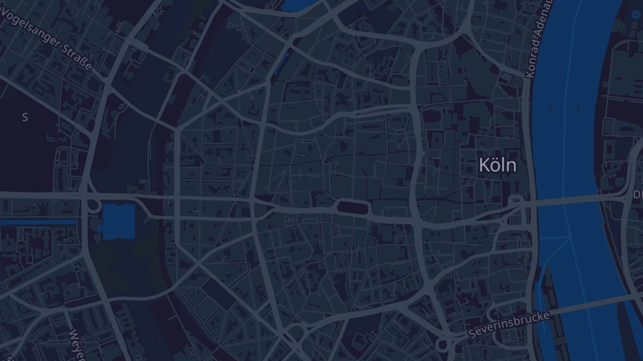 Karte von Köln