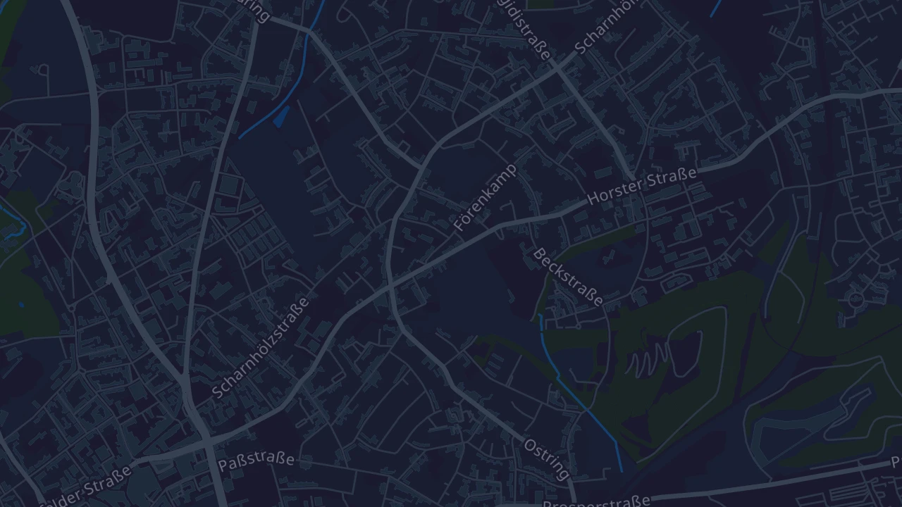 Karte von Bottrop