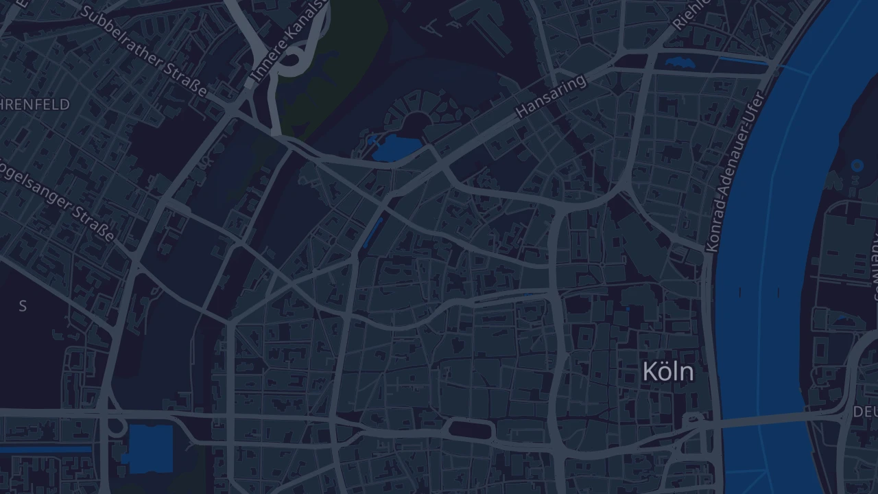 Karte von Köln