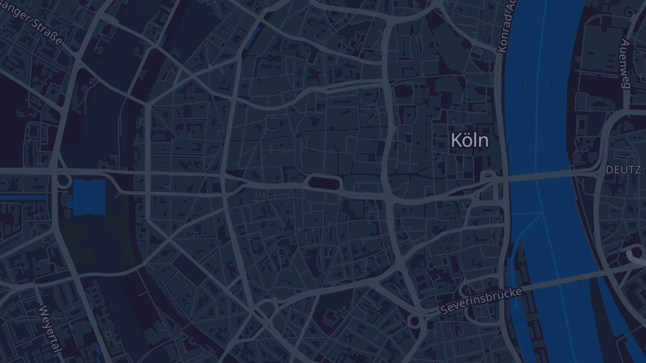 Karte von Köln