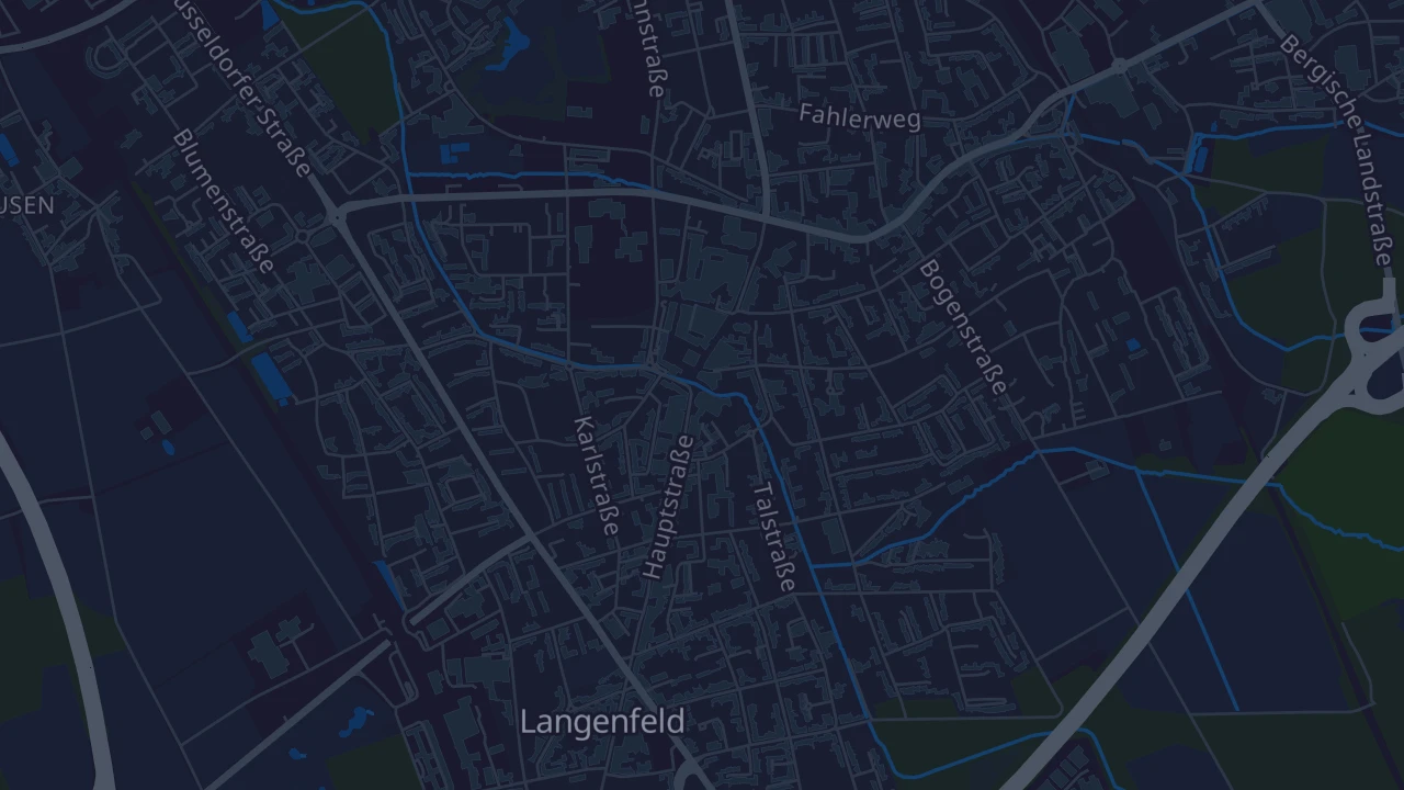 Karte von Langenfeld