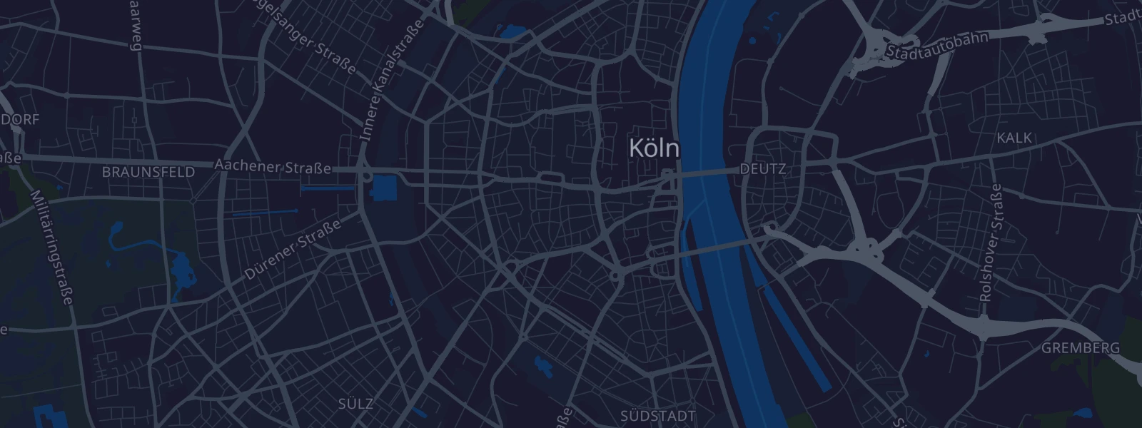 Karte von Köln