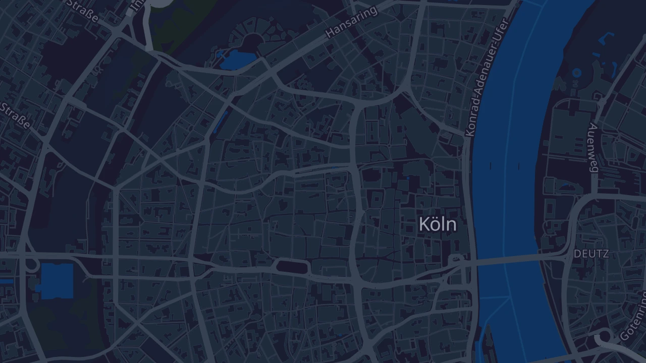 Karte von Köln