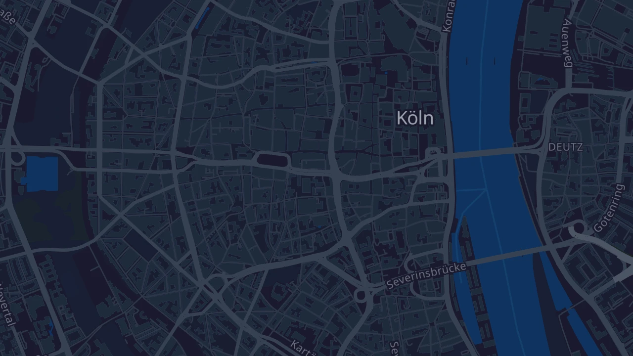 Karte von Köln