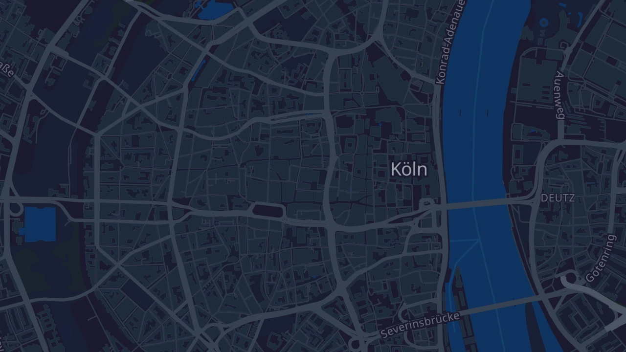 Karte von Köln