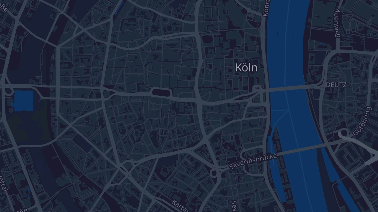 Karte von Köln