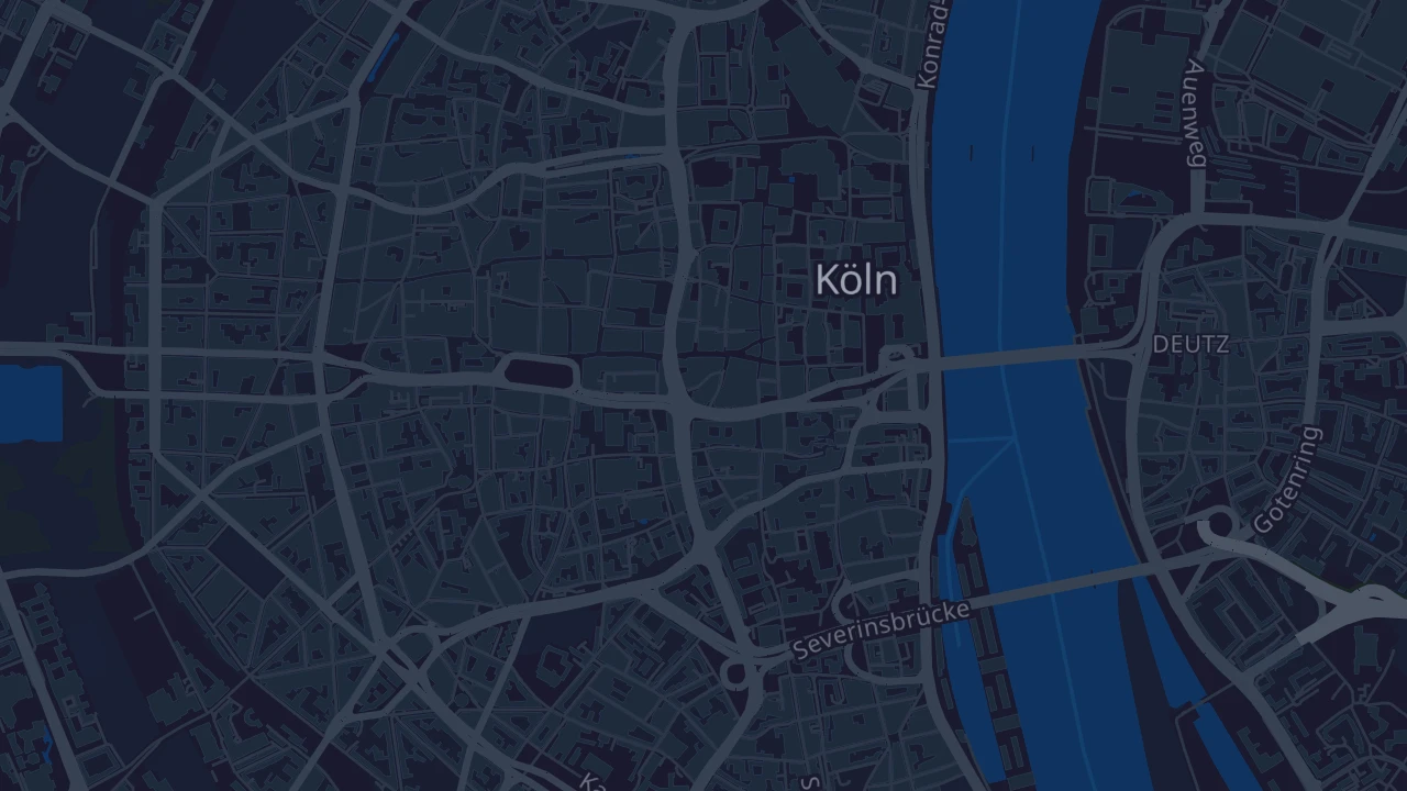 Karte von Köln