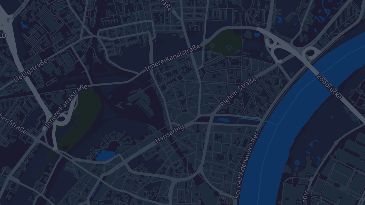 Karte von Köln