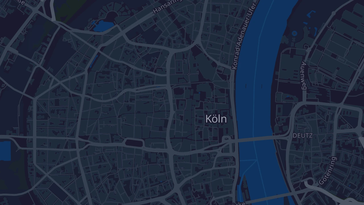 Karte von Köln
