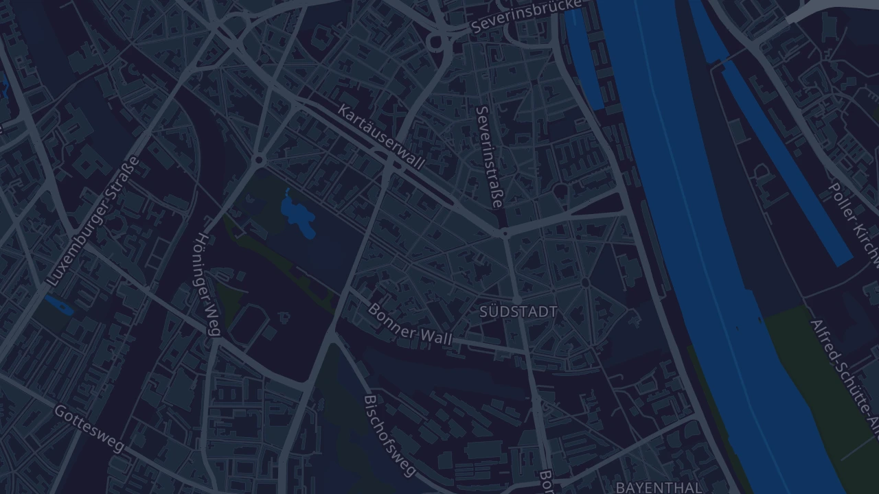 Karte von Köln