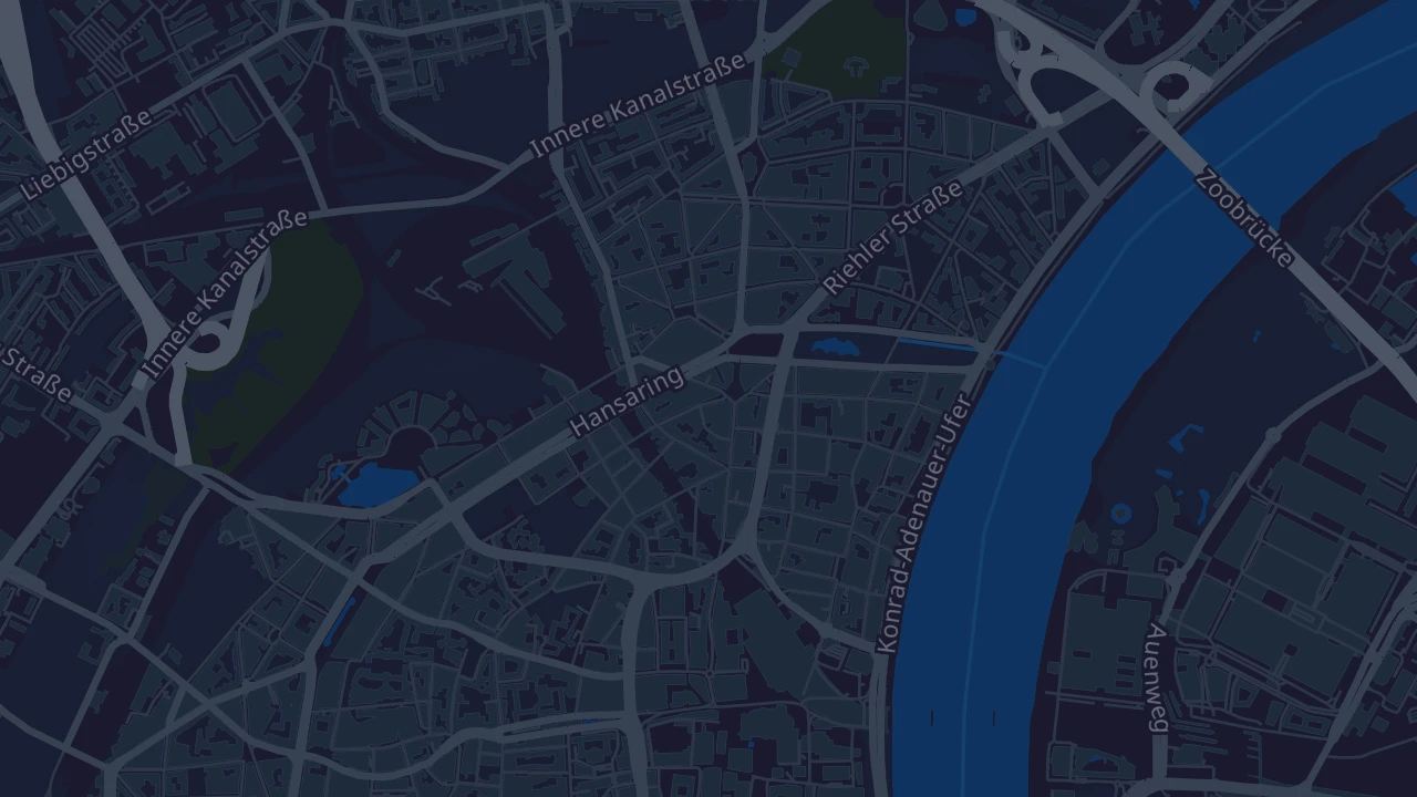 Karte von Köln