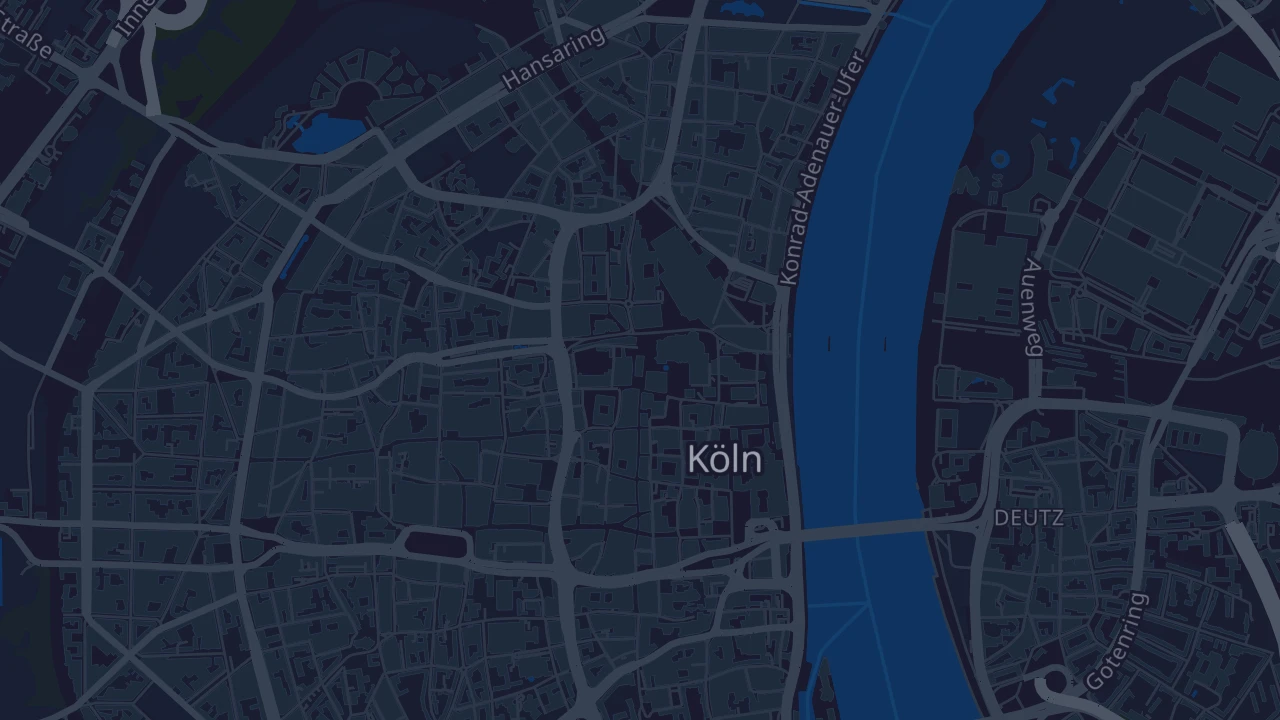 Karte von Köln