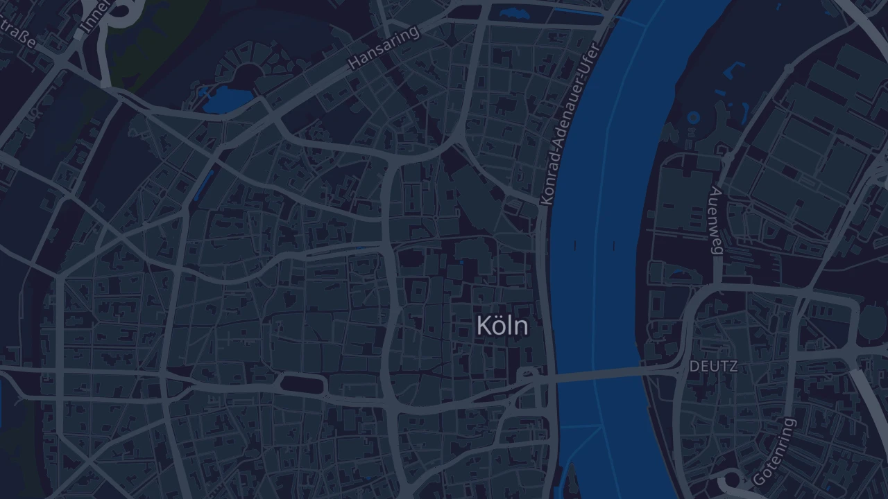 Karte von Köln