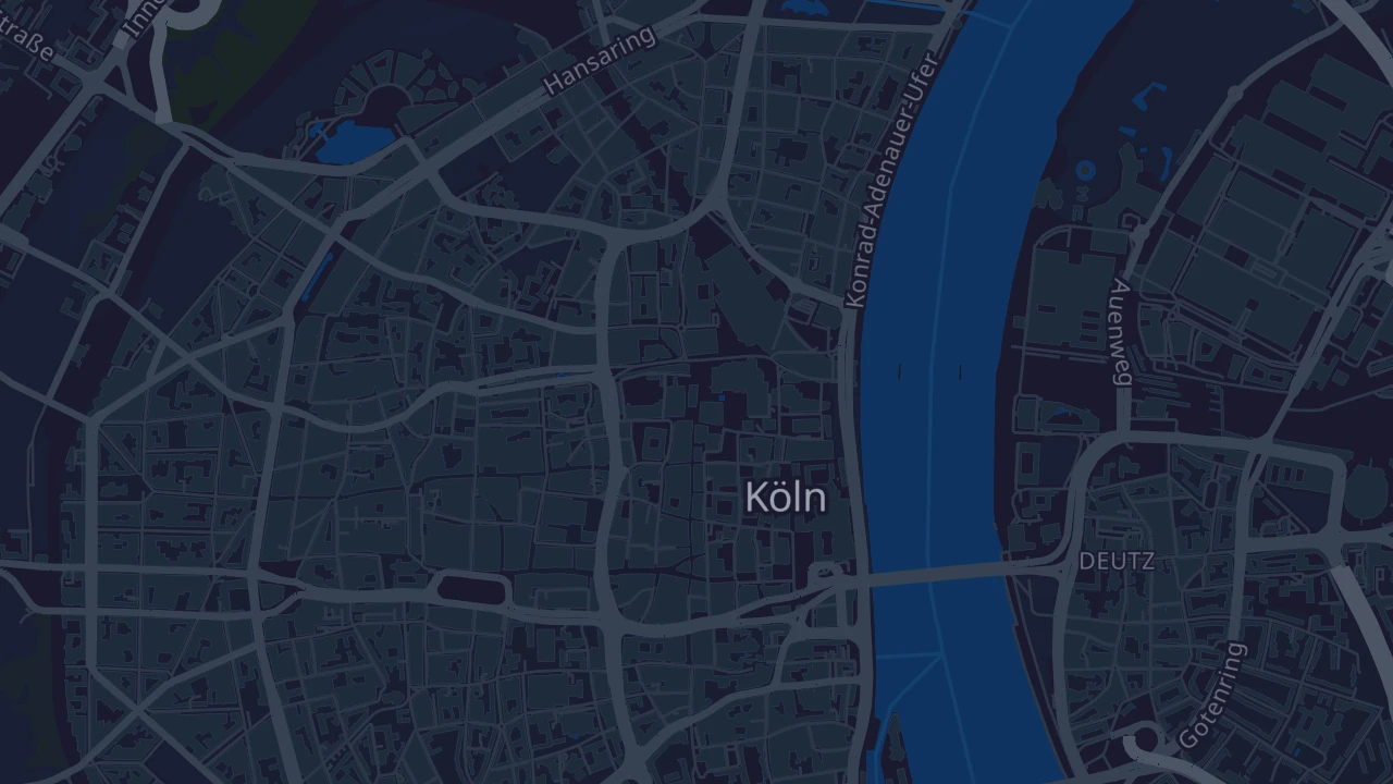 Karte von Köln