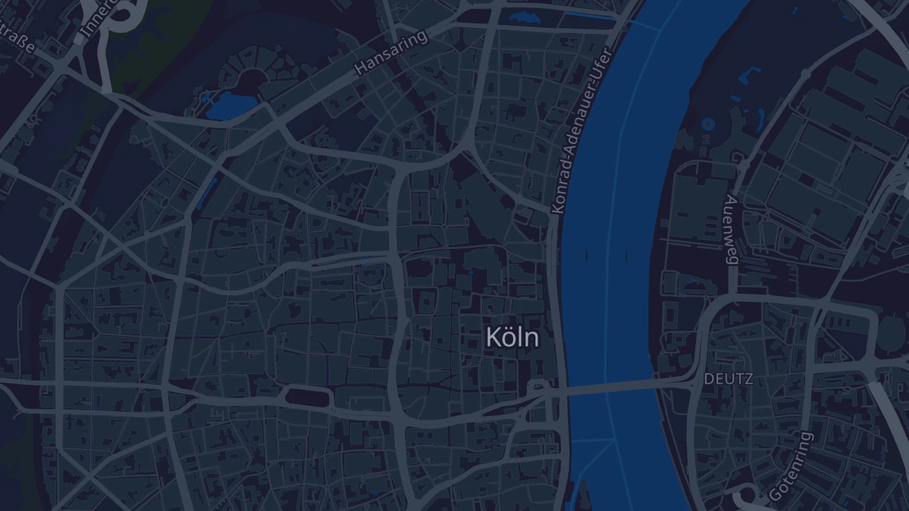 Karte von Köln