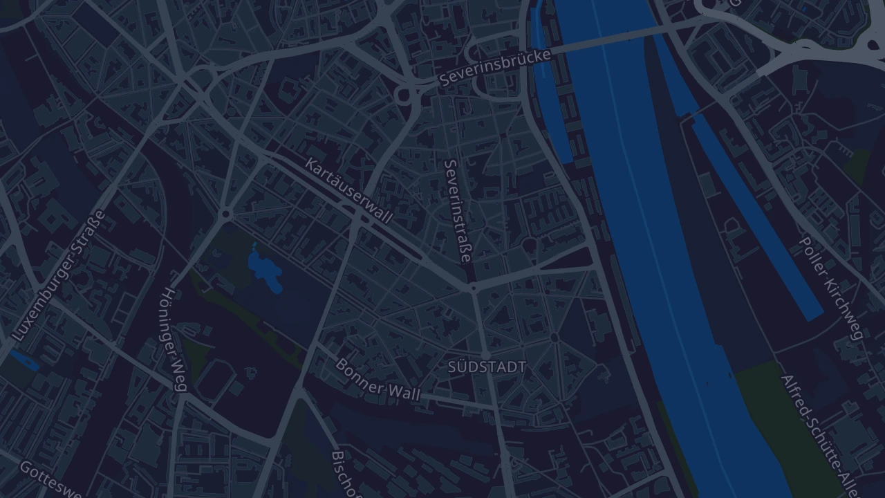 Karte von Köln