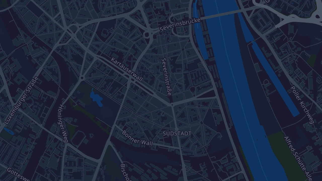 Karte von Köln
