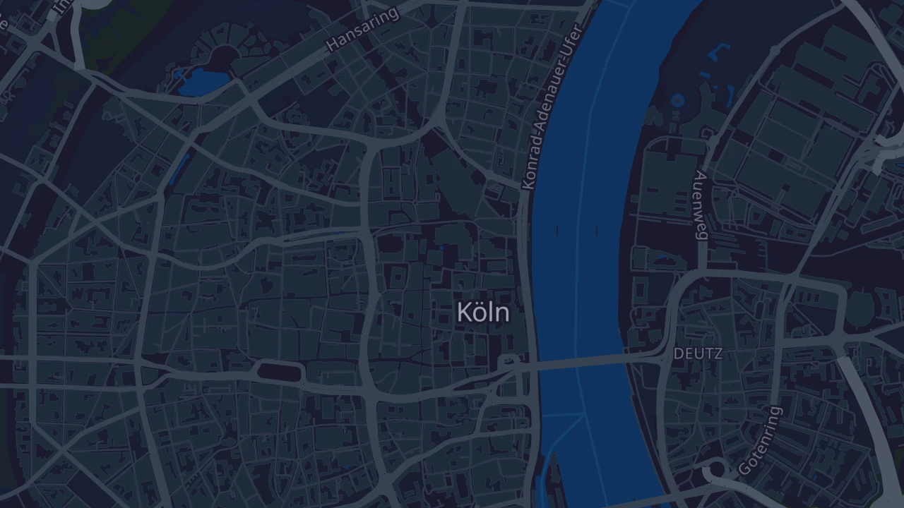 Karte von Köln