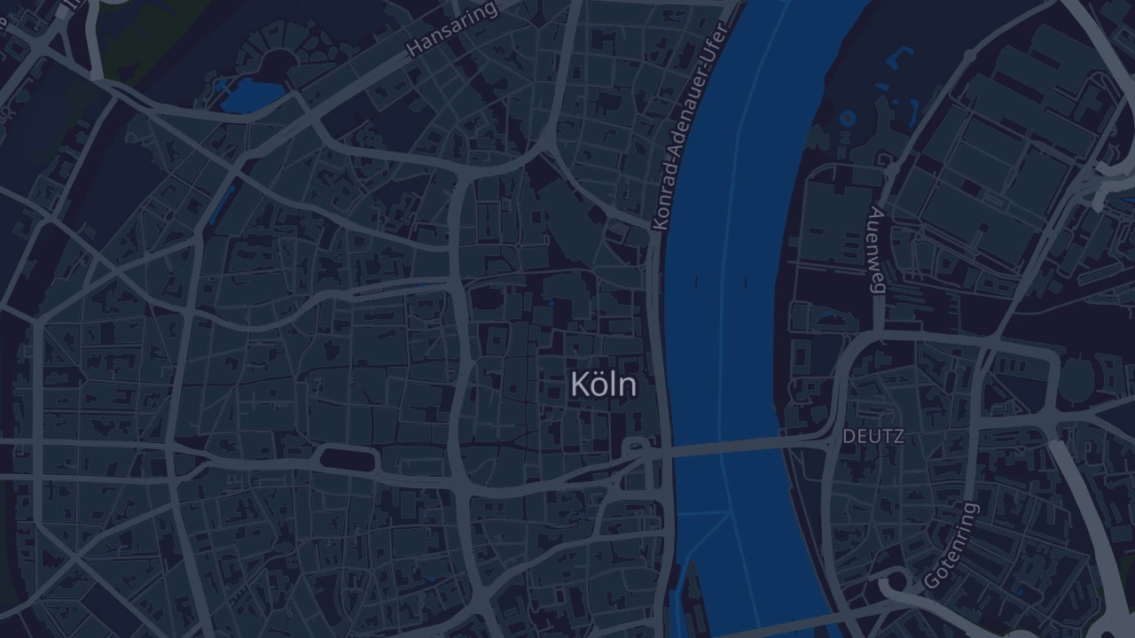 Karte von Köln
