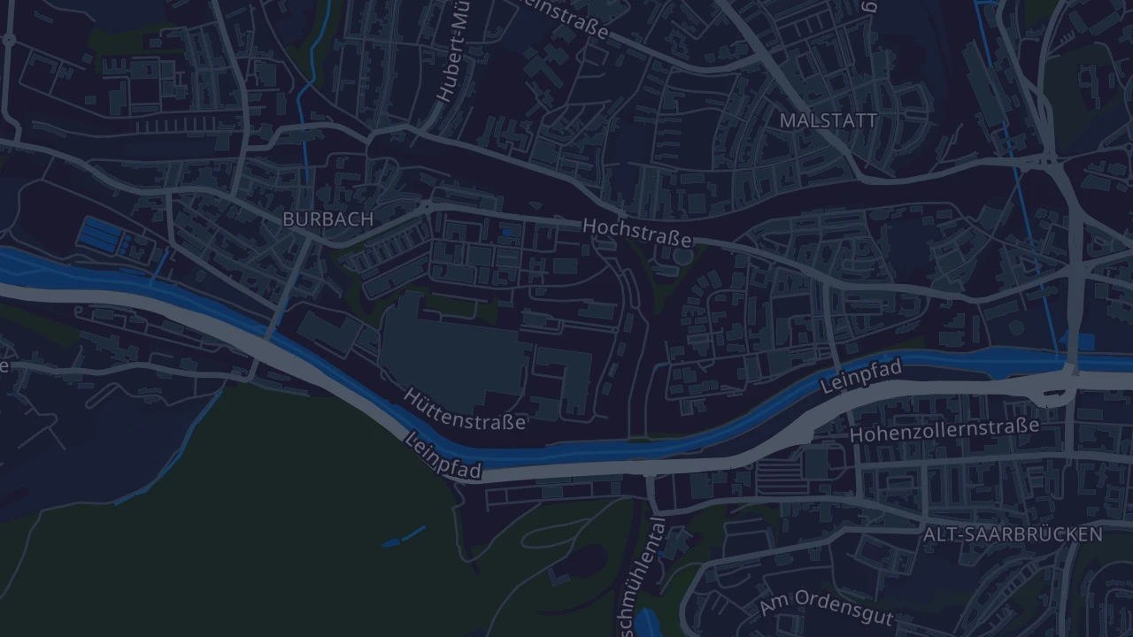 Karte von Saarbrücken
