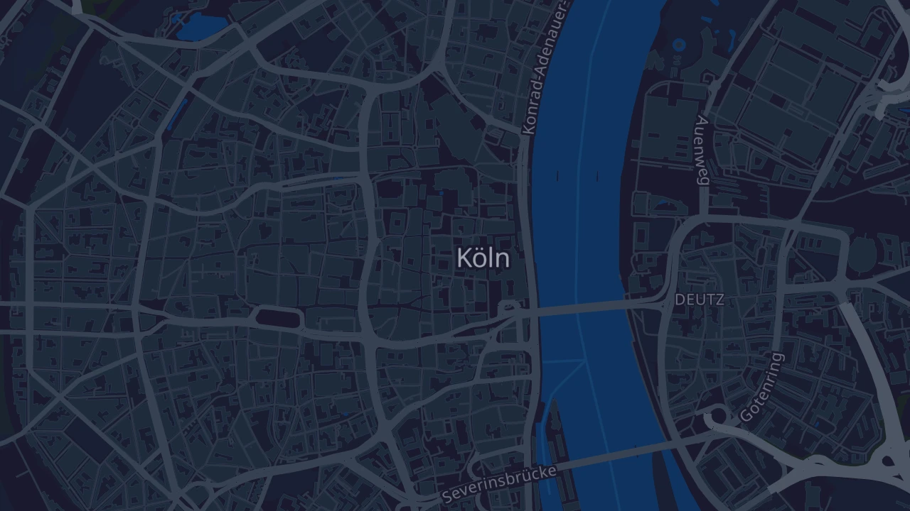 Karte von Köln