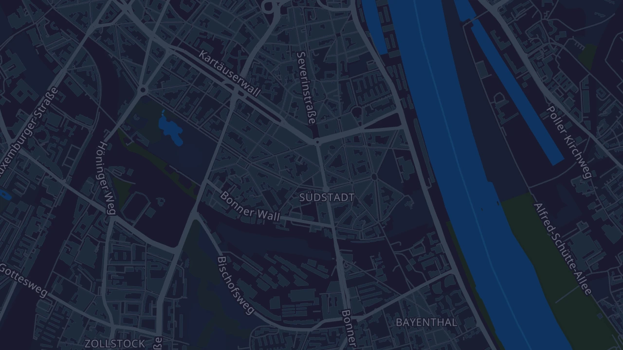 Karte von Köln