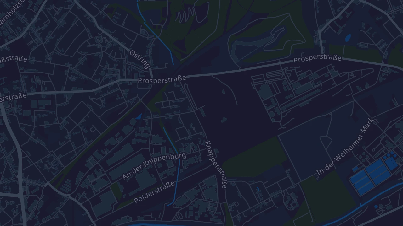 Karte von Bottrop