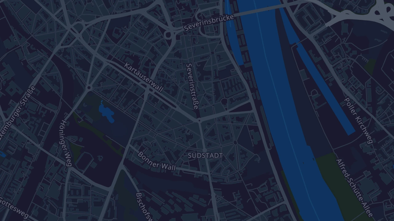 Karte von Köln