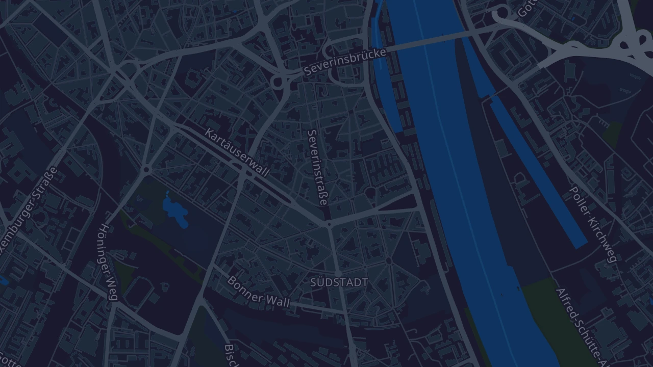 Karte von Köln