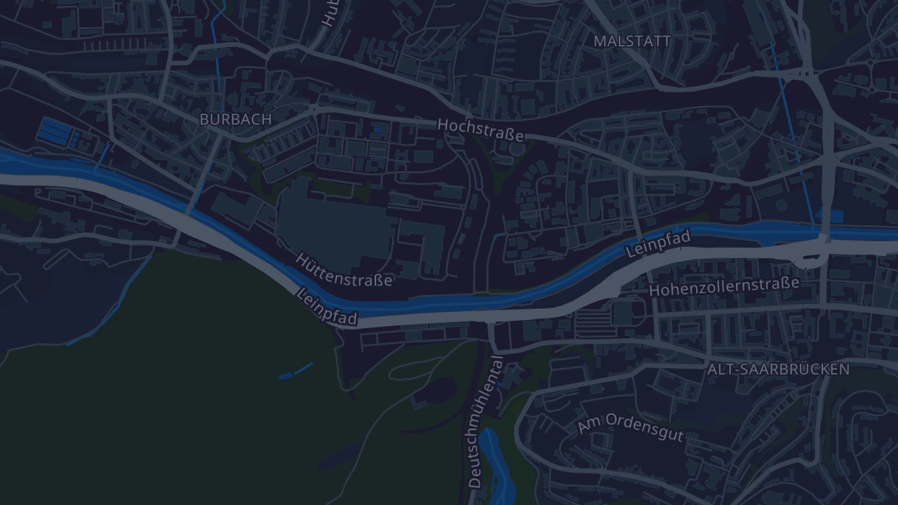 Karte von Saarbrücken