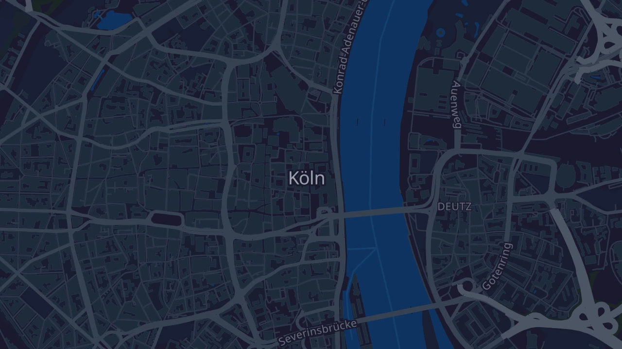 Karte von Köln