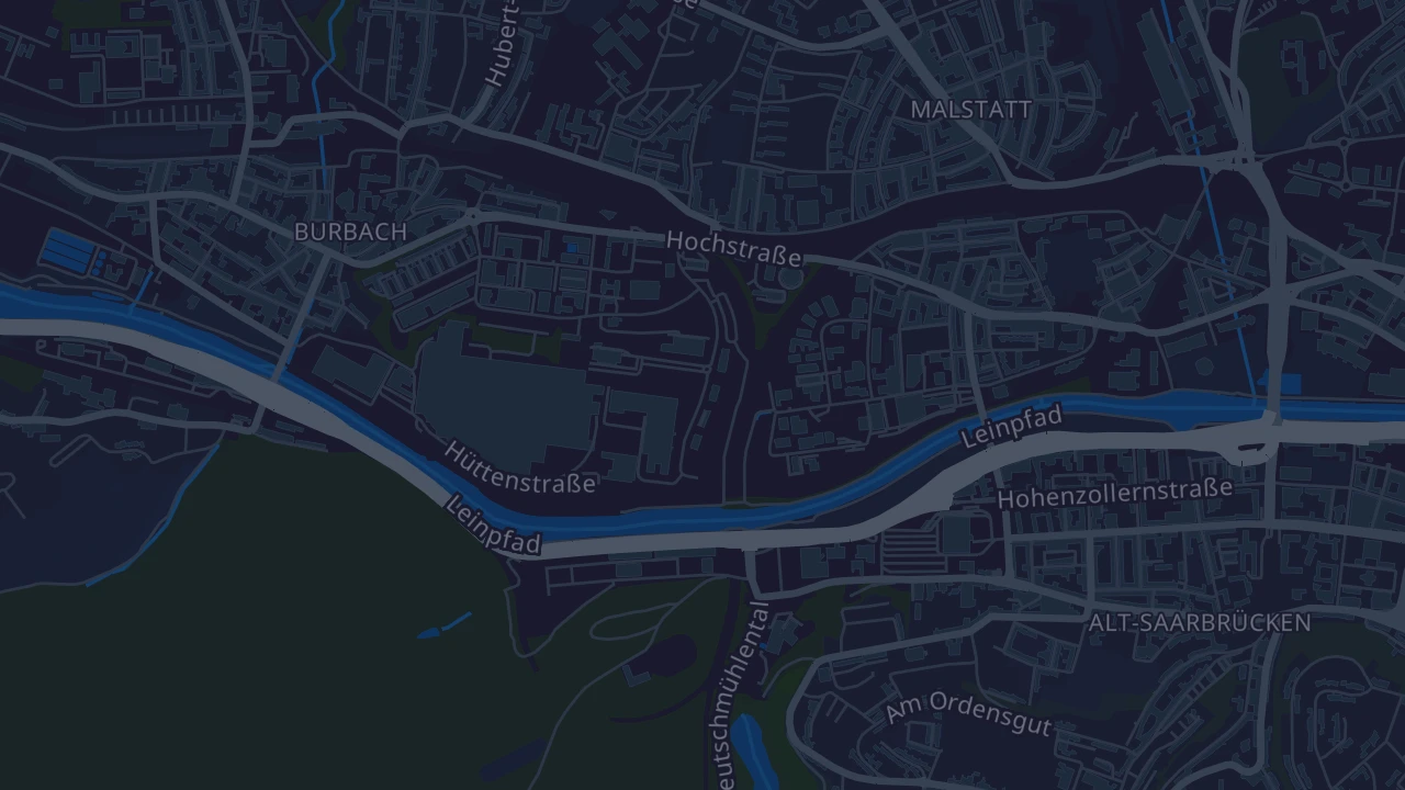 Karte von Saarbrücken