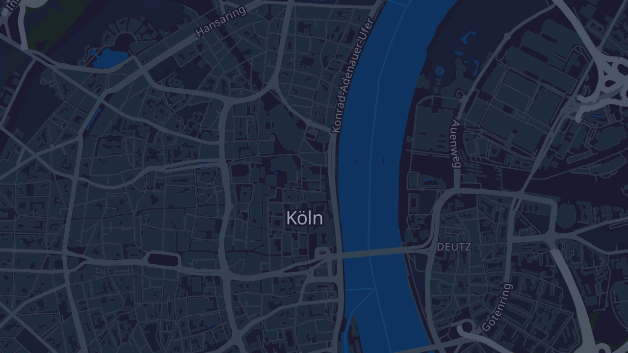Karte von Köln