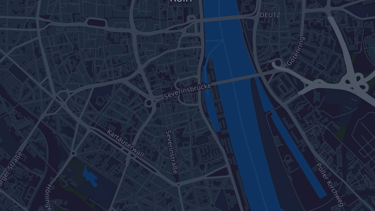 Karte von Köln