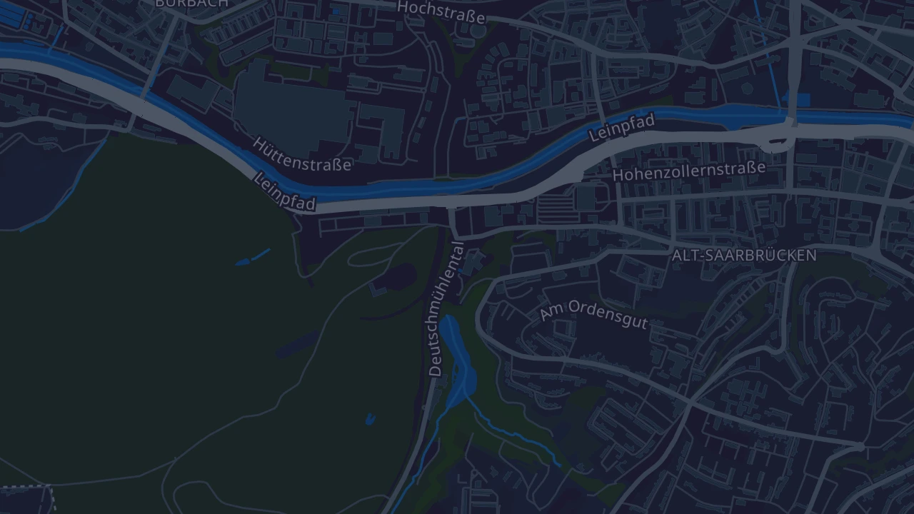 Karte von Saarbrücken