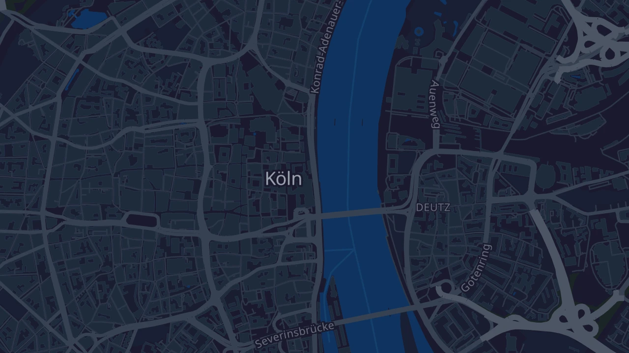 Karte von Köln