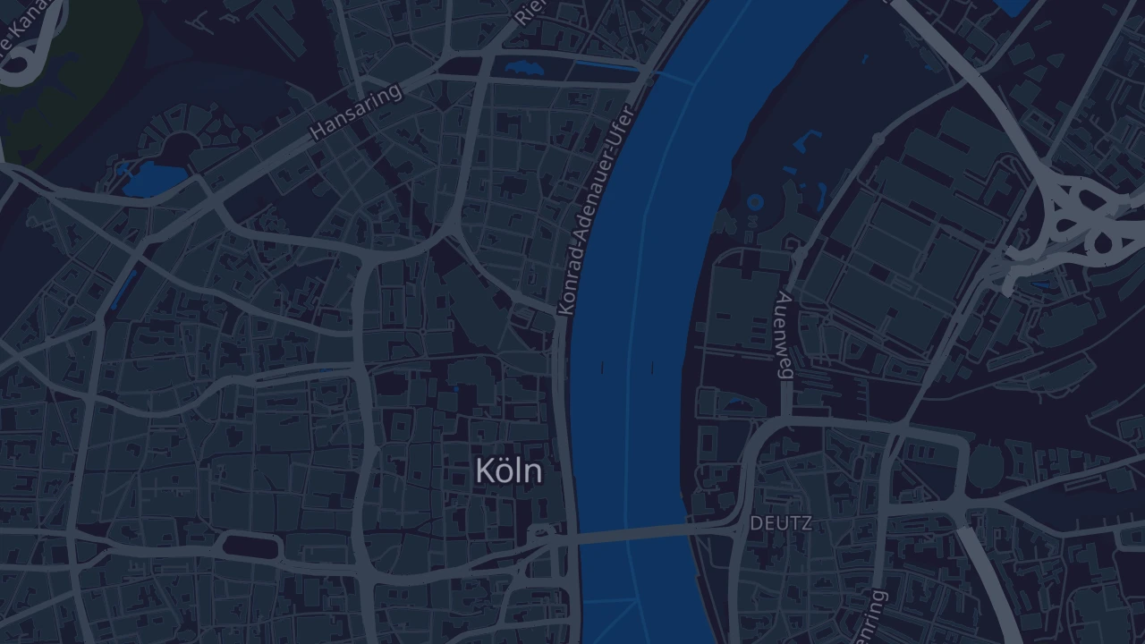 Karte von Köln