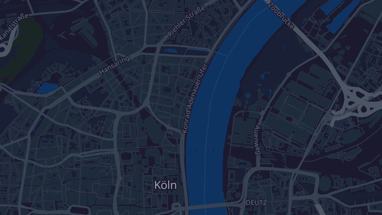 Karte von Köln