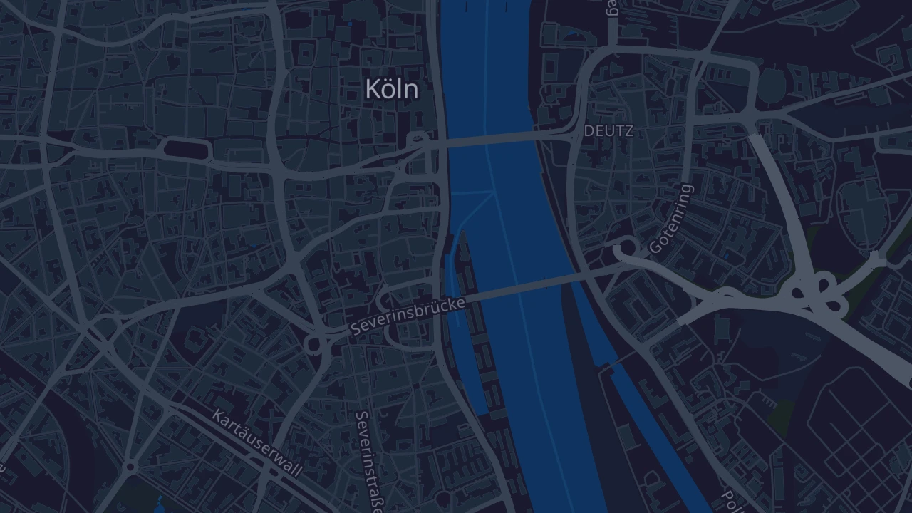 Karte von Köln