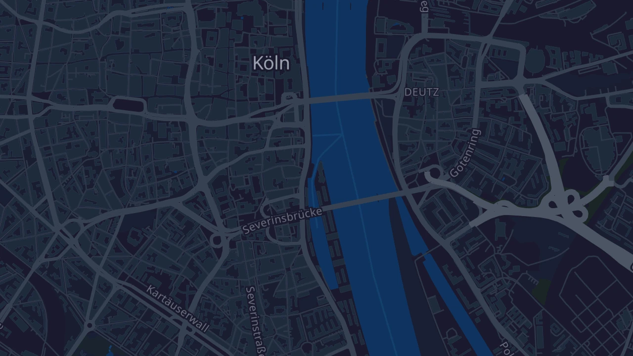 Karte von Köln