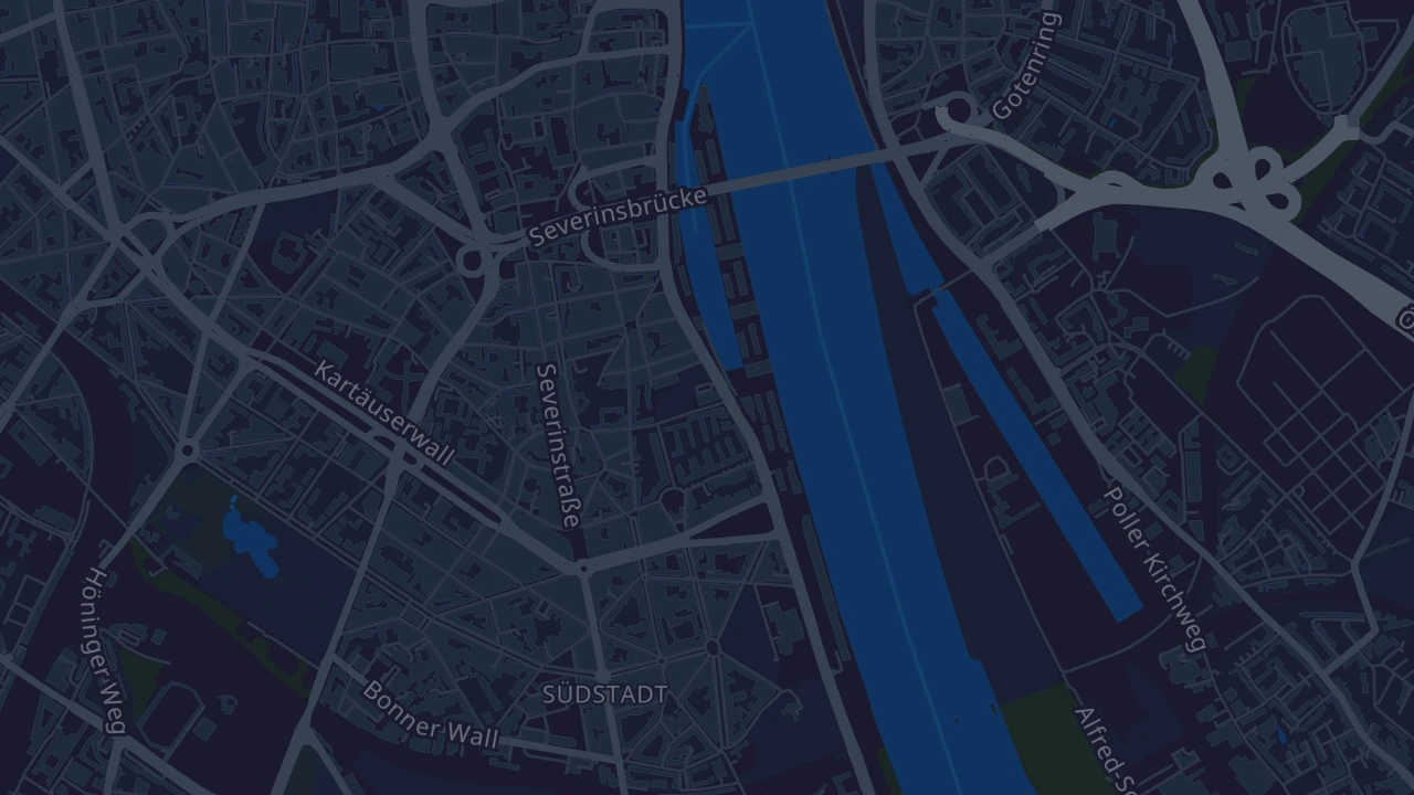 Karte von Köln