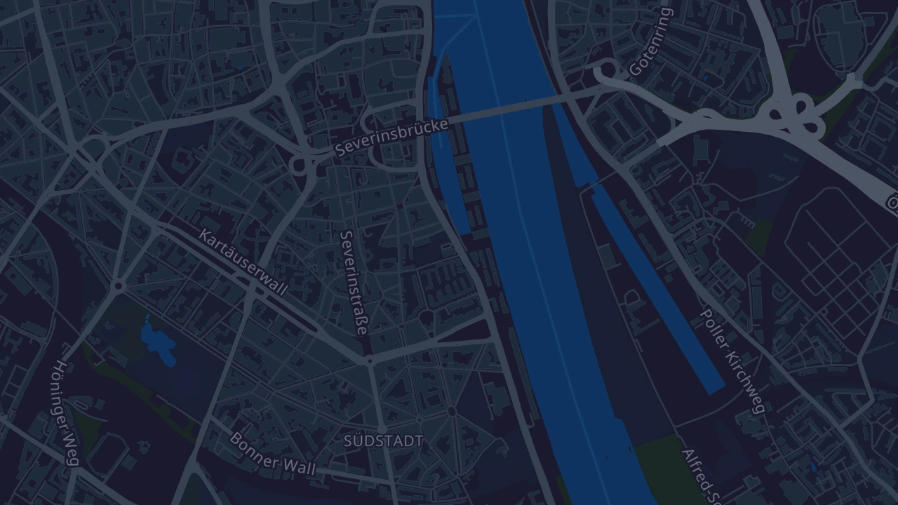 Karte von Köln