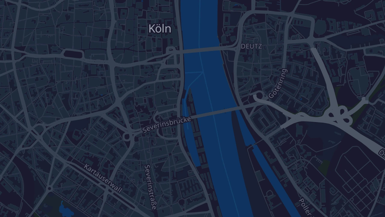 Karte von Köln