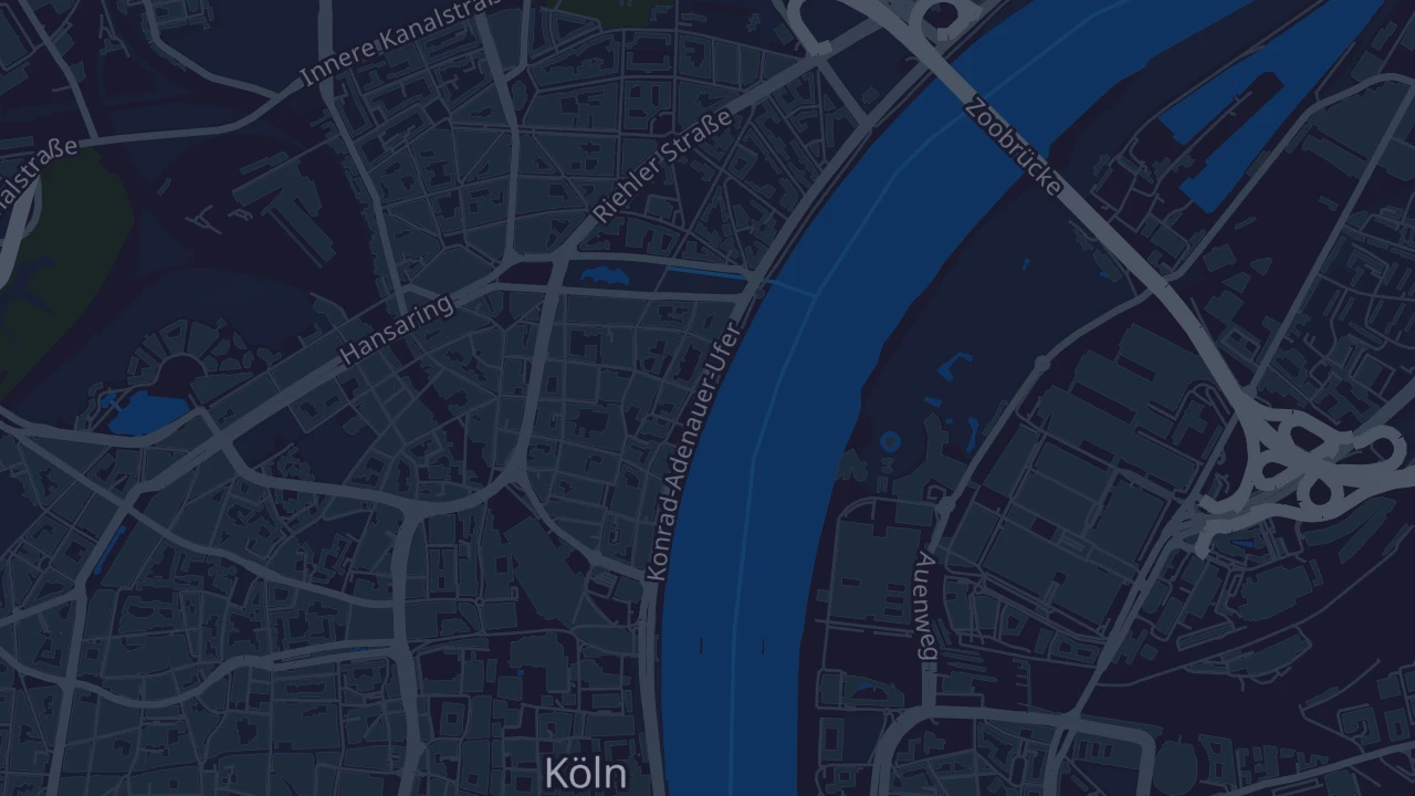 Karte von Köln