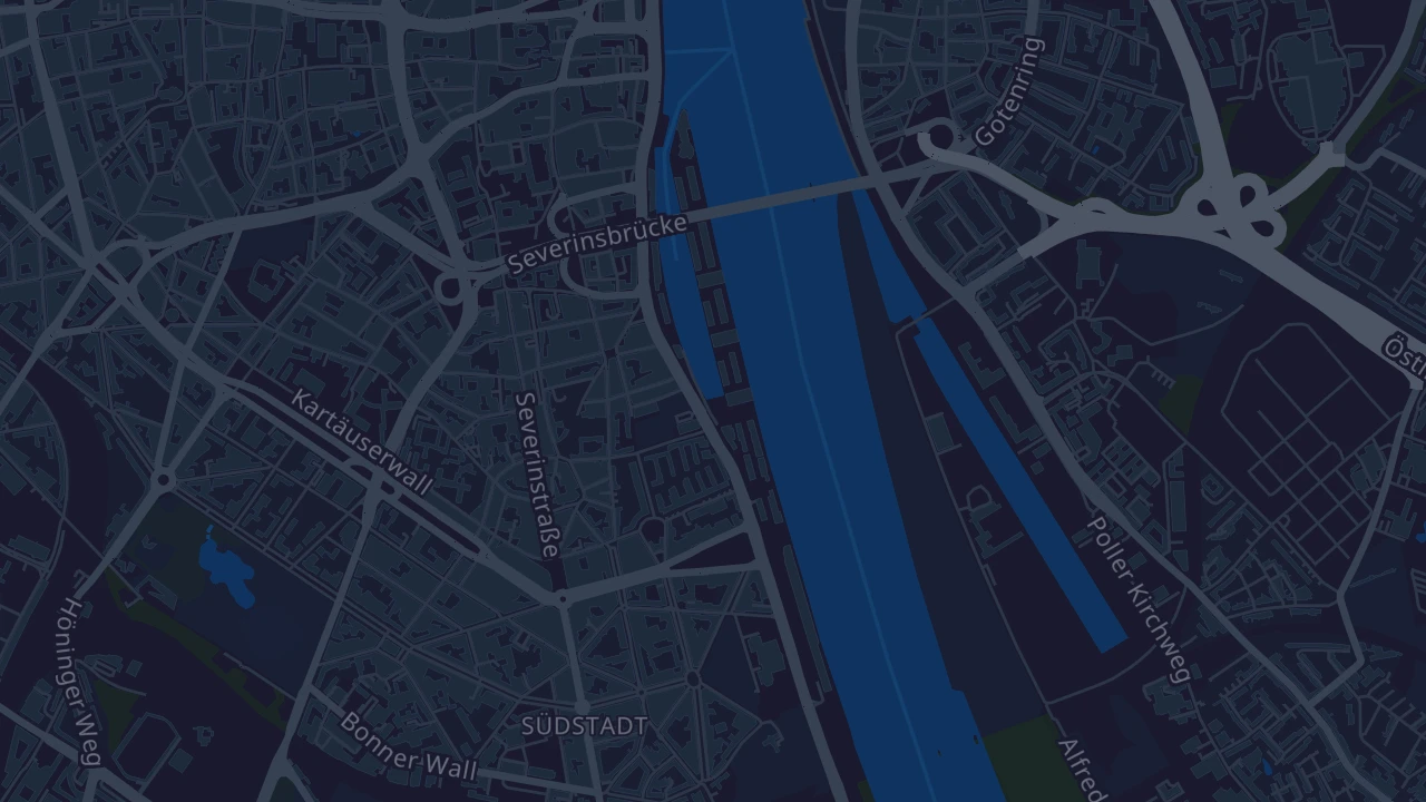 Karte von Köln