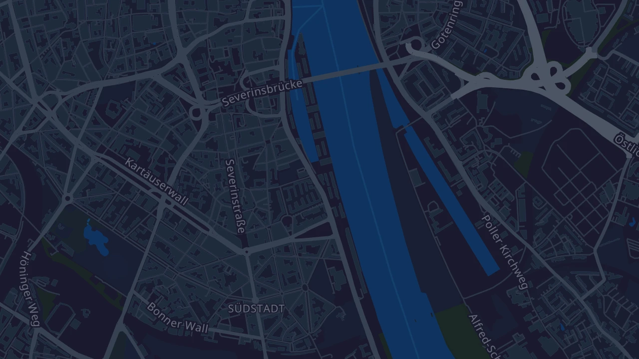 Karte von Köln