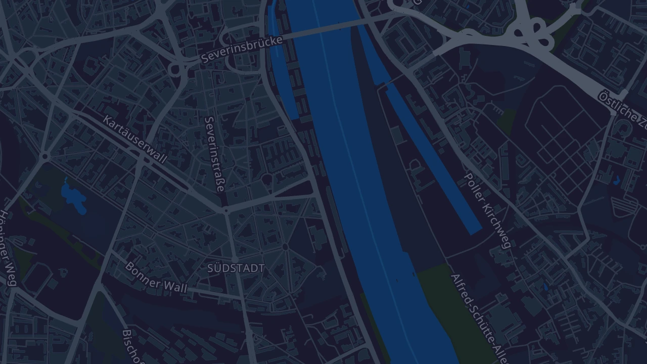 Karte von Köln