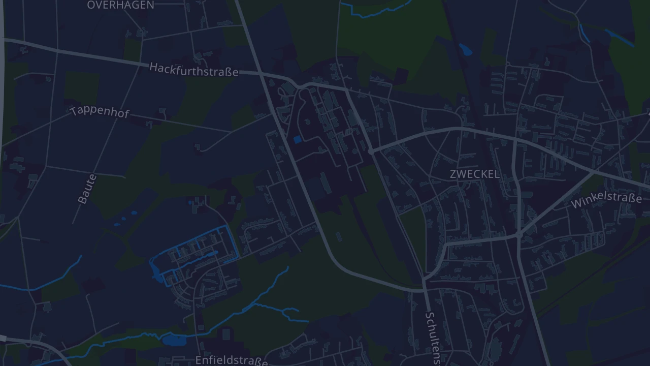 Karte von Gladbeck