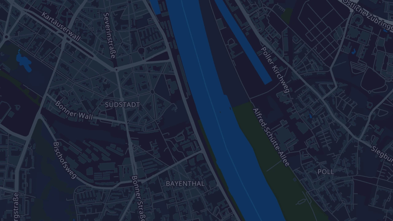 Karte von Köln